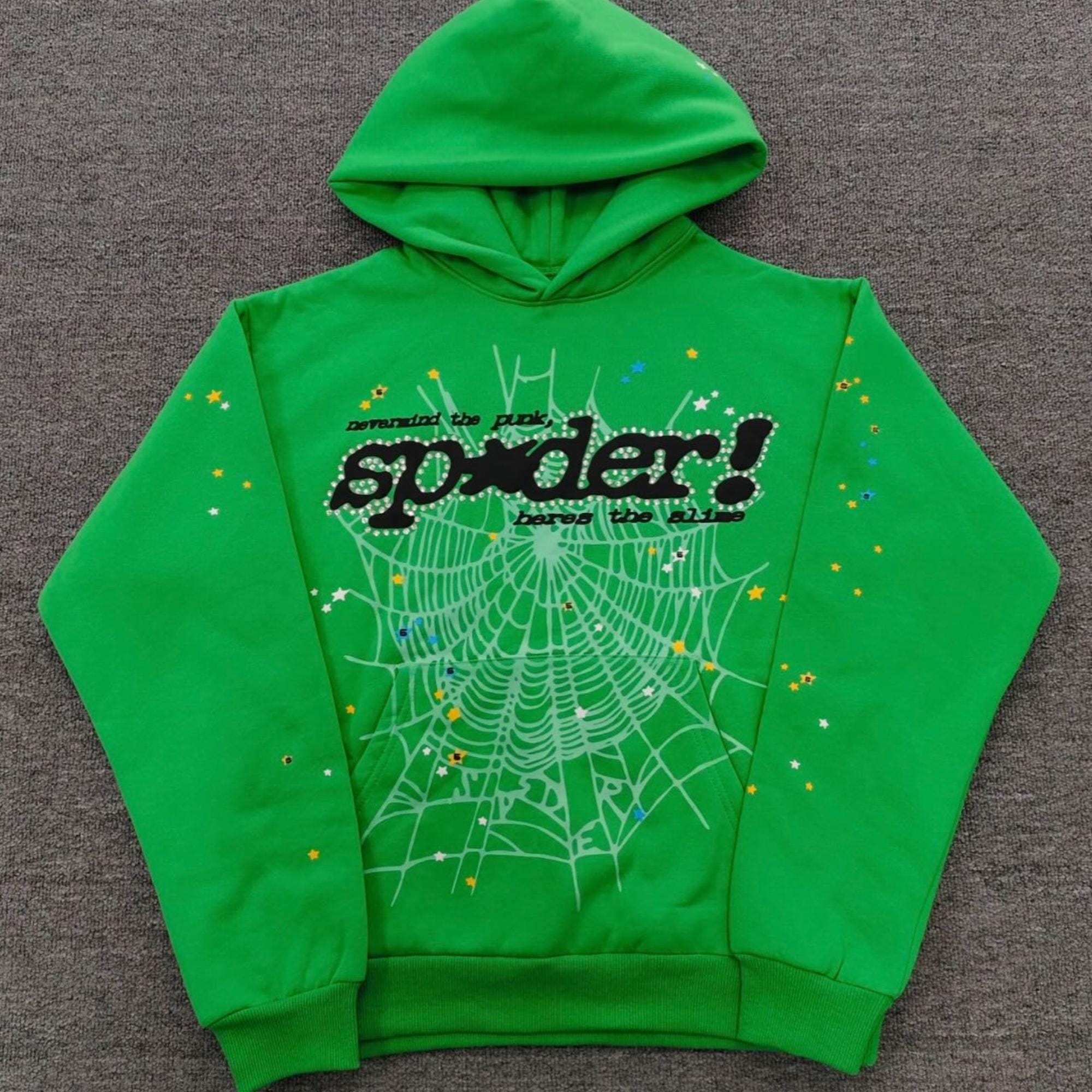 Sp5der green hoodie - Etsy 日本