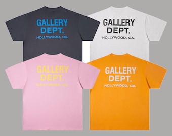 Camiseta con el logotipo del Departamento de Galería – Impresión de recuerdo «Hollywood, CA».