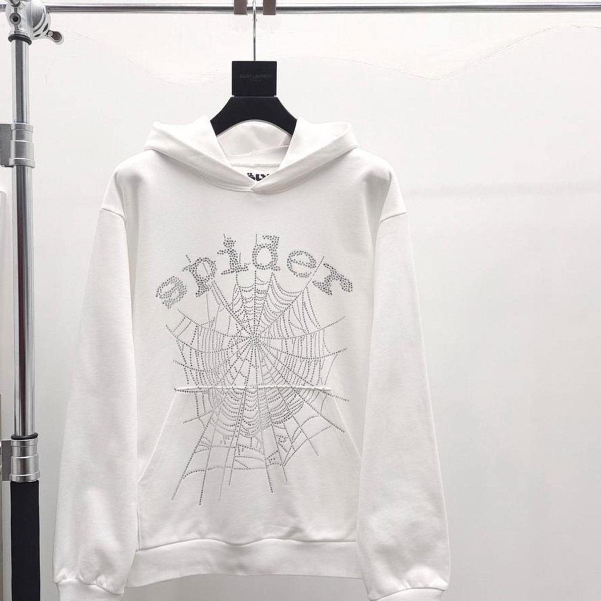 Sp5der hoodie rhinestone - Etsy 日本