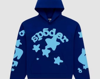 Navy Blue Beluga Hoodie | Star Graphic Streetwear Hoodie