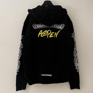 Unisex Black Hoodie – Yellow Text & Sleeve Graphic Streetwear