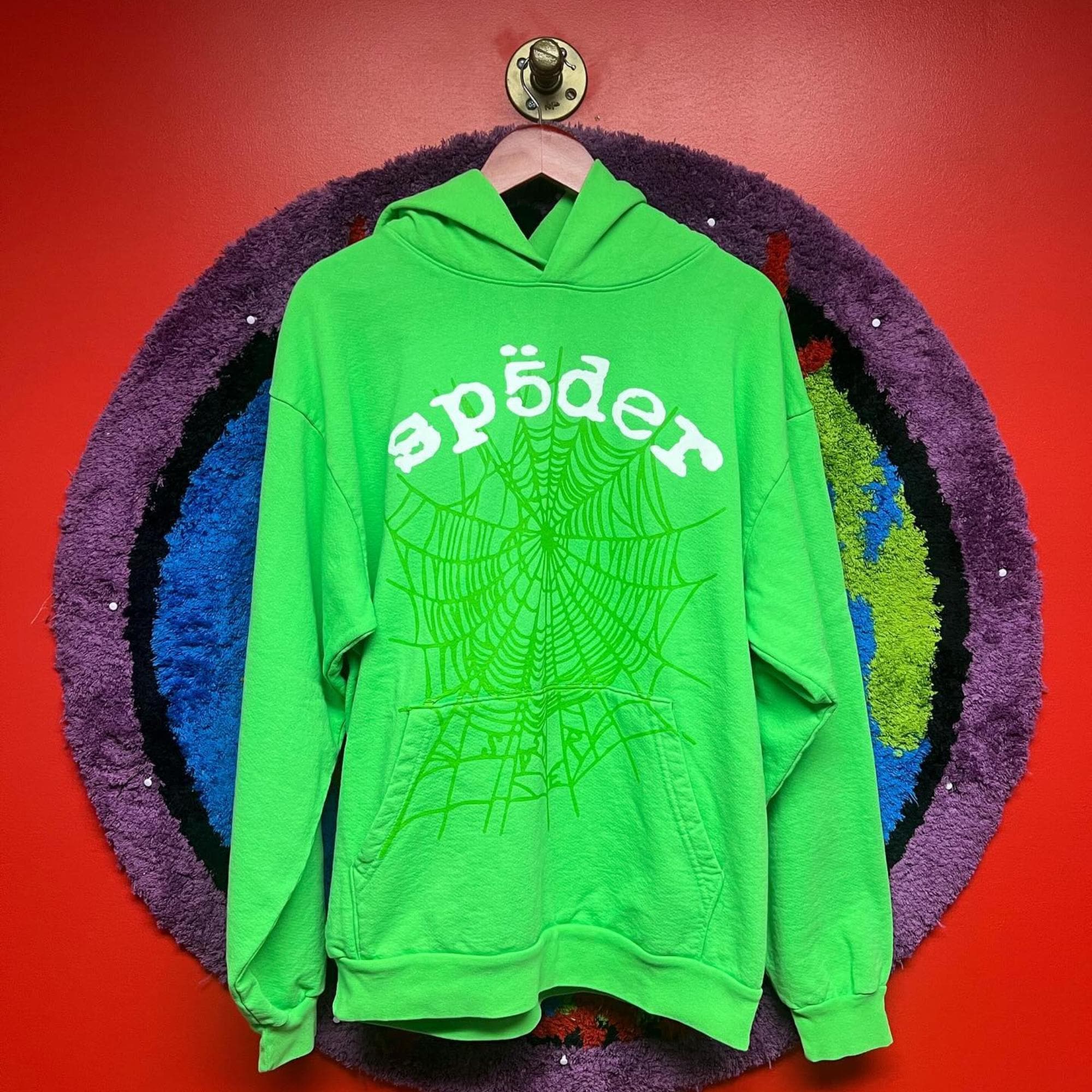 Sp5der Green Hoodie - Etsy