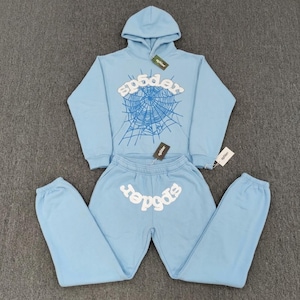 Sp5der hoodie sky blue - Etsy 日本