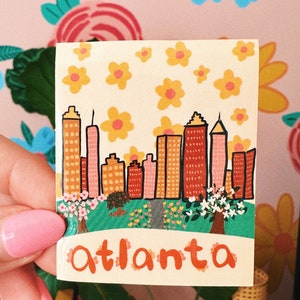 Atlanta Skyline Sticker