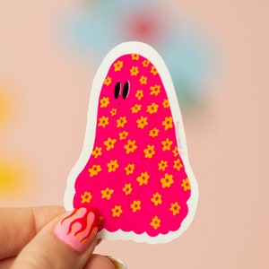 Pink Ghosty Sticker