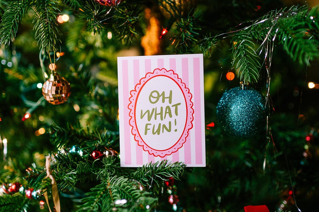 Oh What Fun! Card - Etsy