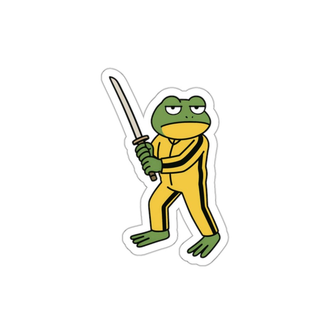 Froge the Frog in Costume Trying to Find Bill Decal - Etsy