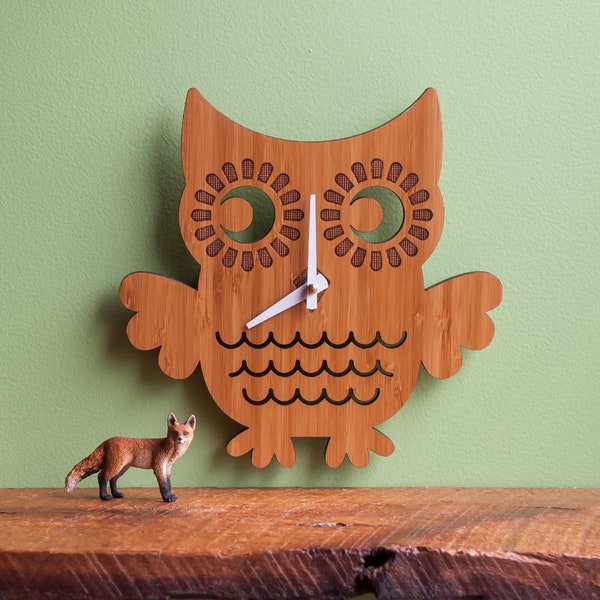 Owl Clock - Etsy