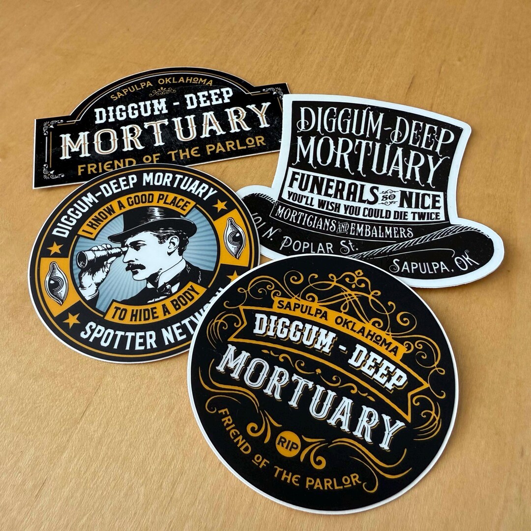 Funeral Sticker Cd R File Mortuary Sticker Starter Pack - Etsy