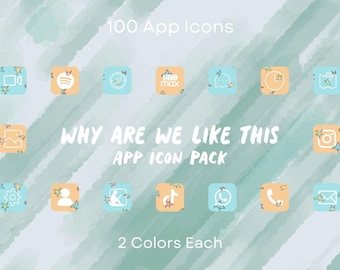 Why Are We Like This App Icon Pack | Heartstopper Inspired App Icons