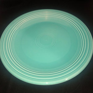 Vintage Aqua Fiesta Ware Platter