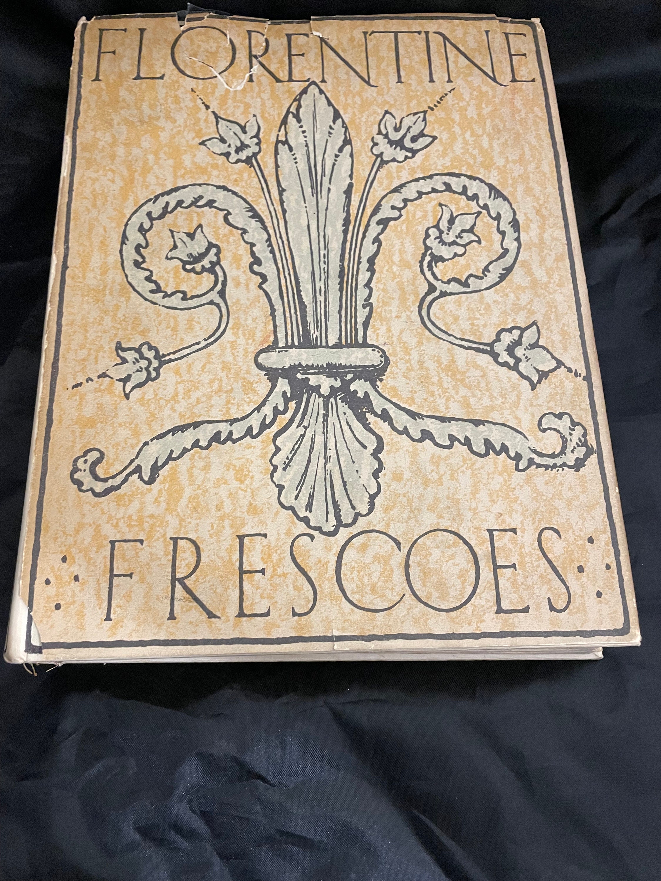 Vintage Florentine Frescos Art Book by Tancred Borenius PHD, London T.C. & E.C. Jack LTD