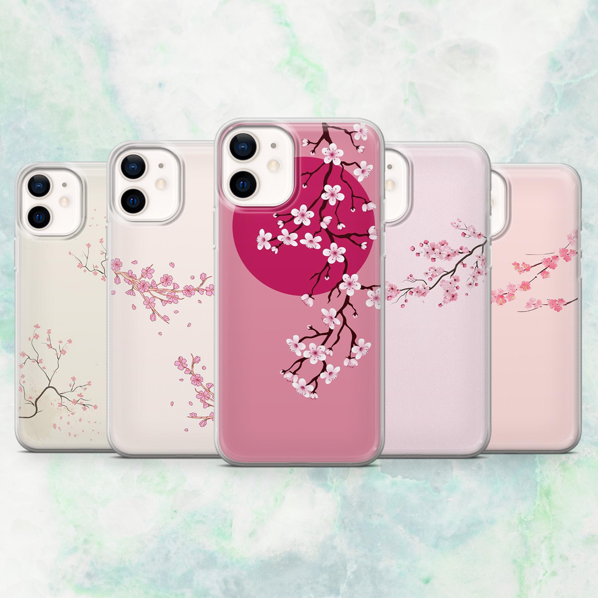 Apple - Sakura  Sakura Phone Case Cherry Blossom Japanese Cover for iPhone 16, 15