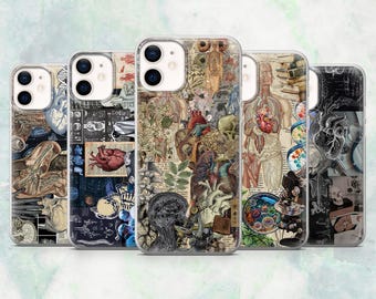 Medical Phone Case Anatomy Biology Science Cover for iPhone 17, 16, 15, 14, 13, 12 Samsung S26, S25, A17, A56, Pixel 10Pro XL, 9A 8