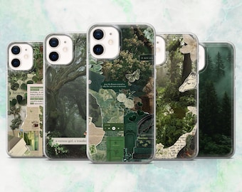 Forest Phone Case Trees Cottagecore Cover for iPhone 16, 15, 14, 13, 12 Samsung S25, S24, S23, A56, A15 Pixel 9A, 9Pro XL, 8A, 8Pro
