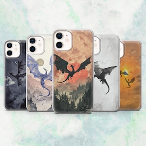 Dragon Phone Case – Fantasy Mythical Dragon Art Cover | iPhone 16, 15, 14, 13, 12, 11 | Samsung S25, S24, A16, A56 | Pixel 9A, 8A, 7A