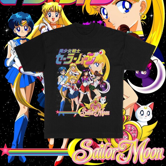 Sailor moon t shirt men Clearance