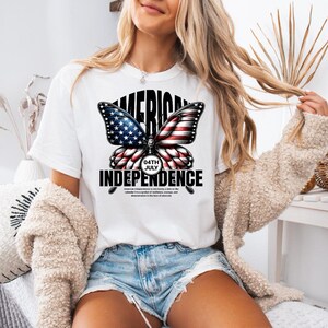 4th of July T-Shirt Patriotic Graphic Tee, Independence Day Shirt, USA Flag Shirt, Red White and Blue Shirt, Unisex Summer Tee