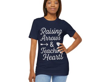 Raising Arrows Homeschool Mom T-Shirt, Christian Mother Gift