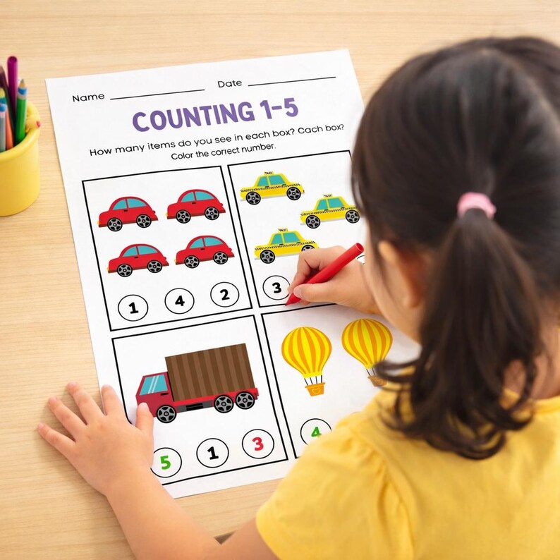 Preschool Worksheets Bundle | Printable Learning Activities for Kids ...