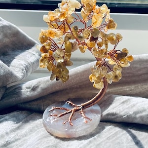 citrine crystal tree