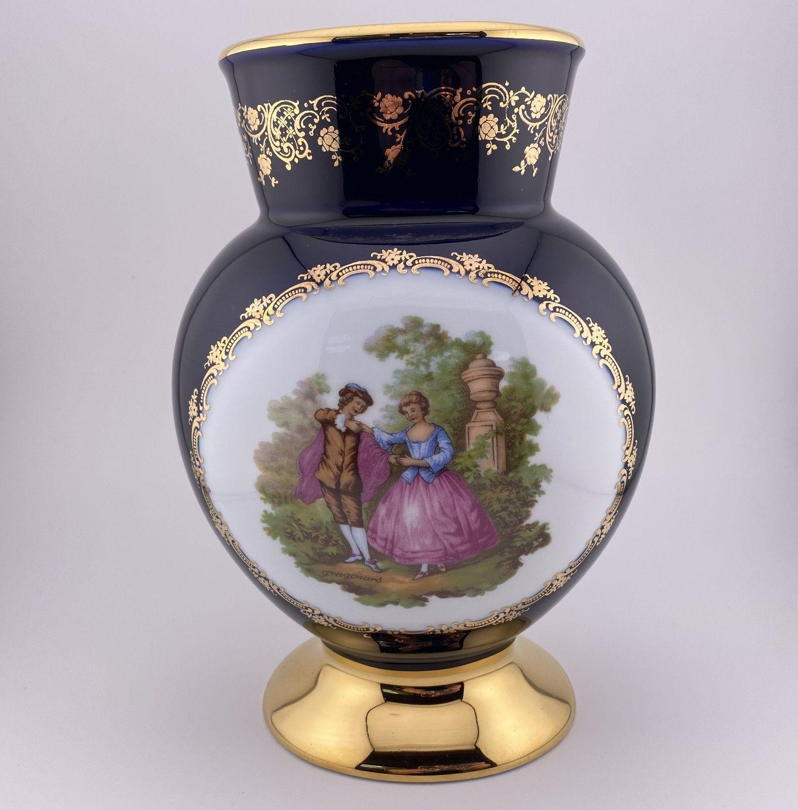 Limoges Castel Vase - Etsy