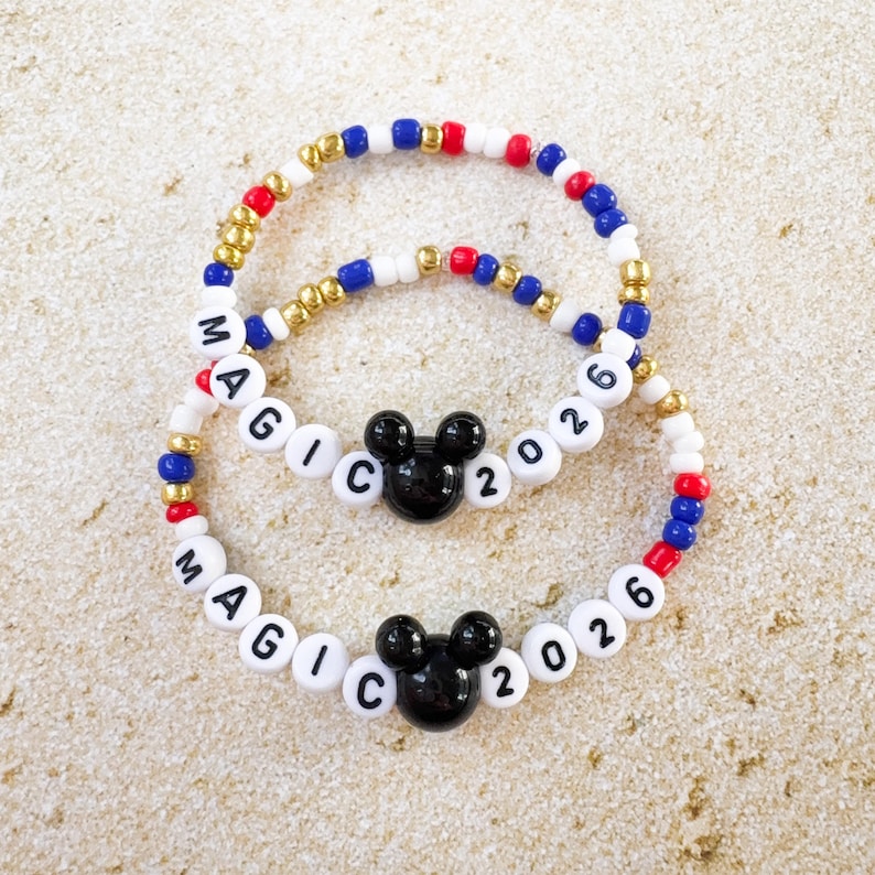 Disney Cruise Line Fish Extender Friendship Bracelets – Small Bulk Pixie Dusting Gift | Custom Ship & Year 2026 | Adult or Child Size Bild 3