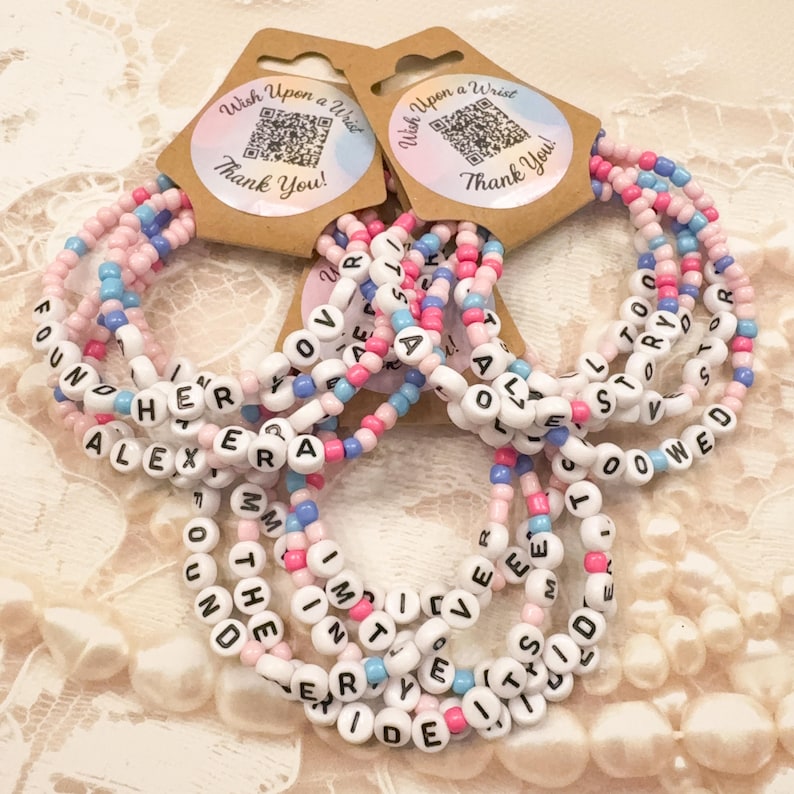 Bracelets personnalisés Taylor Swift pour célibataire | Bracelets de l'amitié Eras Tour | Cadeaux personnalisés Swiftie | Demoiselle d'honneur image 5