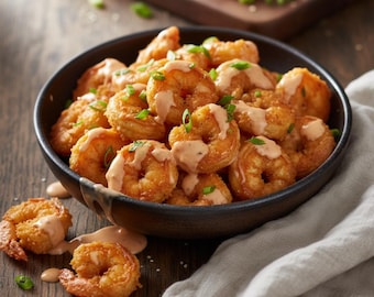 Crispy Bang Bang Shrimp Recipe Printable PDF| Gourmet Seafood Appetizer & Dinner