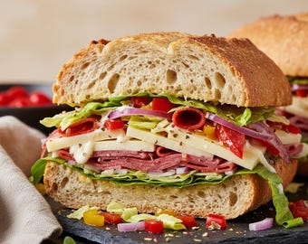 Chopped Italian Sandwich Printable PDF Recipe | Quick Meal Prep Guide for Foodie