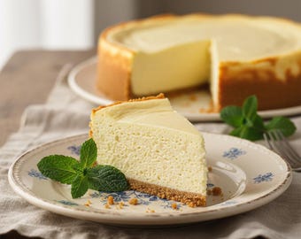 Receta clásica de tarta de queso y limón de Woolworth sin horno (PDF imprimible, descarga instantánea)