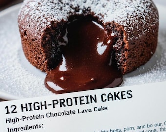 12 High-Protein Cakes for Weight Loss – Healthy Desserts, Low-Calorie & Easy Recipes (Printable PDF)