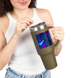 Mystical Dragon Travel Mug: 40oz Insulated Adventure Cup