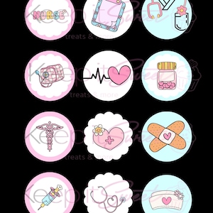 Nurse cupcake topper