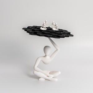 3D Printed Balance Game: Minimalist Stacking Toy, PLA Tabletop Strategy