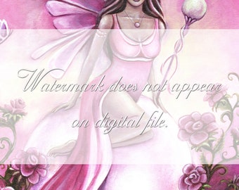 June Birthstone Fairy Greeting Card (Digital Download)