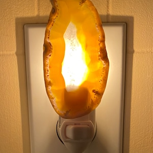 Agate Geode Night Light - Etsy