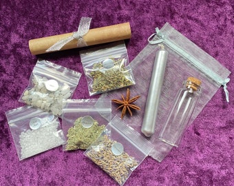 Full Moon (Strawberry Moon) Ritual Kit for Intuition and Dreams