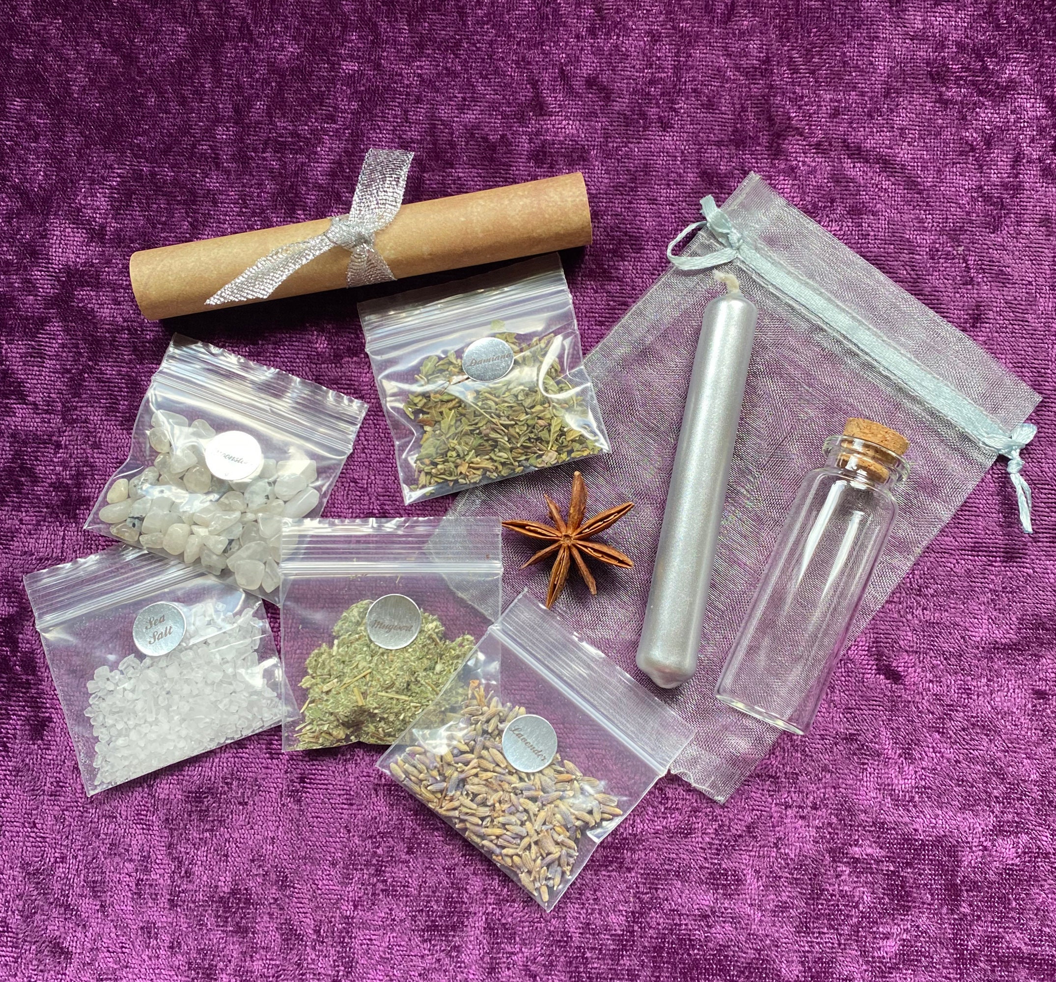 Full Moon strawberry Moon Ritual Kit for Intuition and Etsy