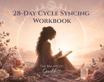 Cycle Syncing Workbook | Hormone Tracker & Wellness Planner (Self-Care PDF)