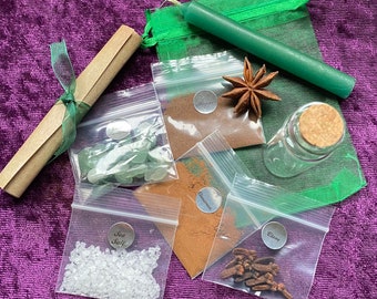 Full Moon Ritual Kit for Prosperity and Abundance