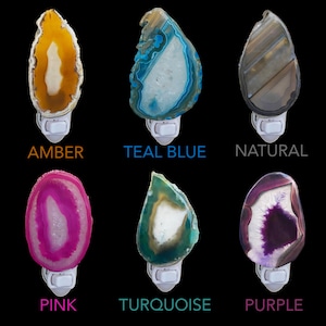 Agate Geode Night Light - Etsy