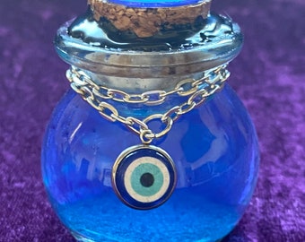 Evil Eye Color-Changing Potion Bottle | Magical Apothecary | Witchy Brew