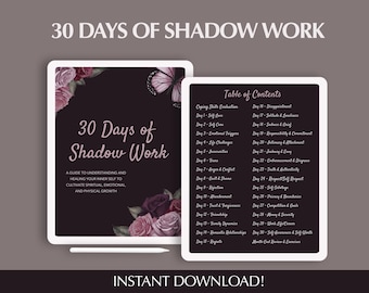 30-Day Shadow Work Journal: Inner Healing Prompts & Exercises (Digital Workbook)