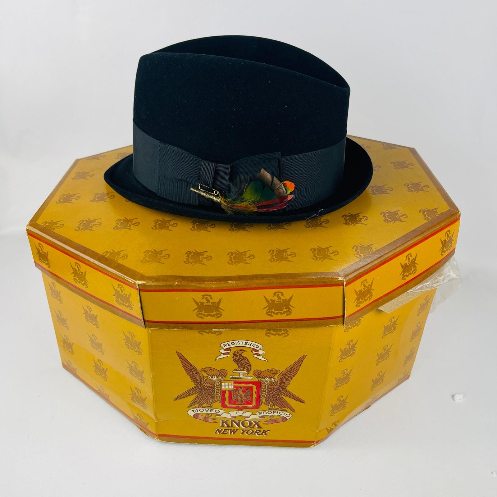 Vintage Knox New York Hat Box - Etsy Vintage Knox New York Hat Box - Etsy
