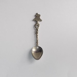 Vintage State of TEXAS Collectible Spoon-Texas Welcome Sign-Stamped Italy