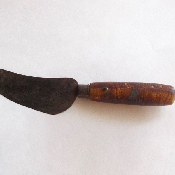 Unusual 1940s Vintage Chopping Tool or Herb Chopper or Spreading Tool-Looks Handmade