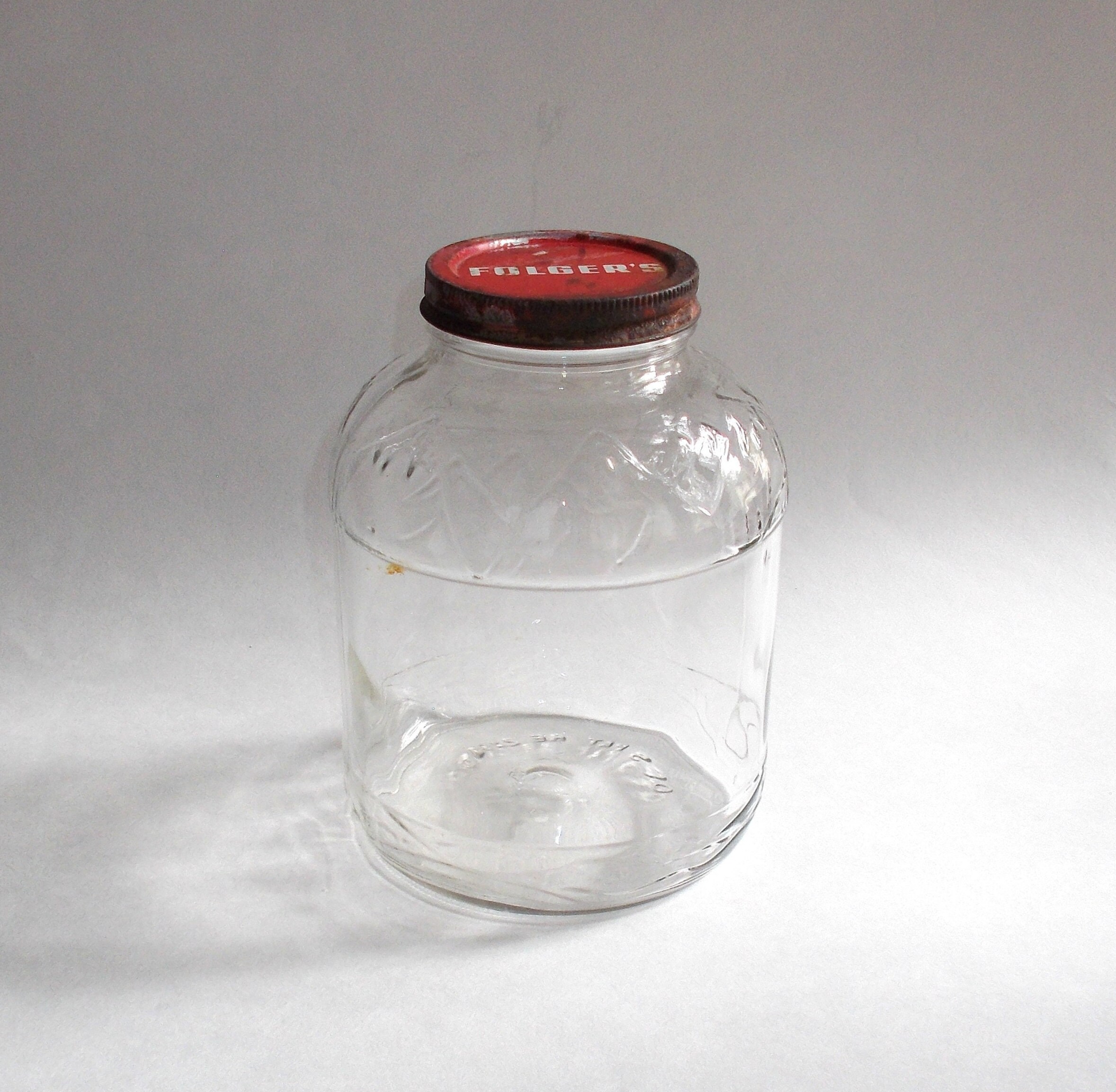old folgers coffee jars