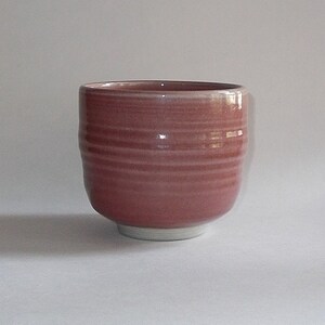 Vintage 1990s Alberto Ibarra Hand Thrown Clay Art Pottery Bowl-Pink/Mauve Color-5&quot; T