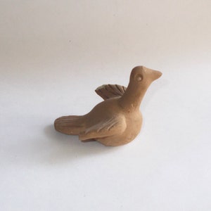 Vintage 40er/50er unbemalt Primitive mexikanische raue Ton-Adobe? Gespreizte Flügel